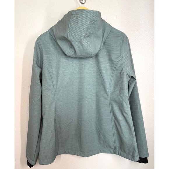 Free Country Olive Tree Jacket Womens size L Faux Fur Lining Lt Green Mid Weight - Picture 8 of 13